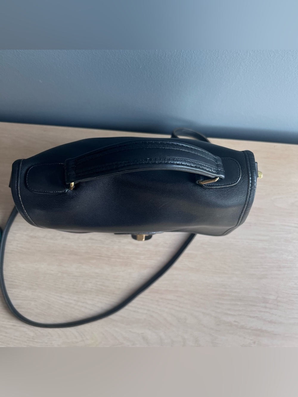 Vintage Coach Station Crossbody Bag in Black - Picture 6 of 7